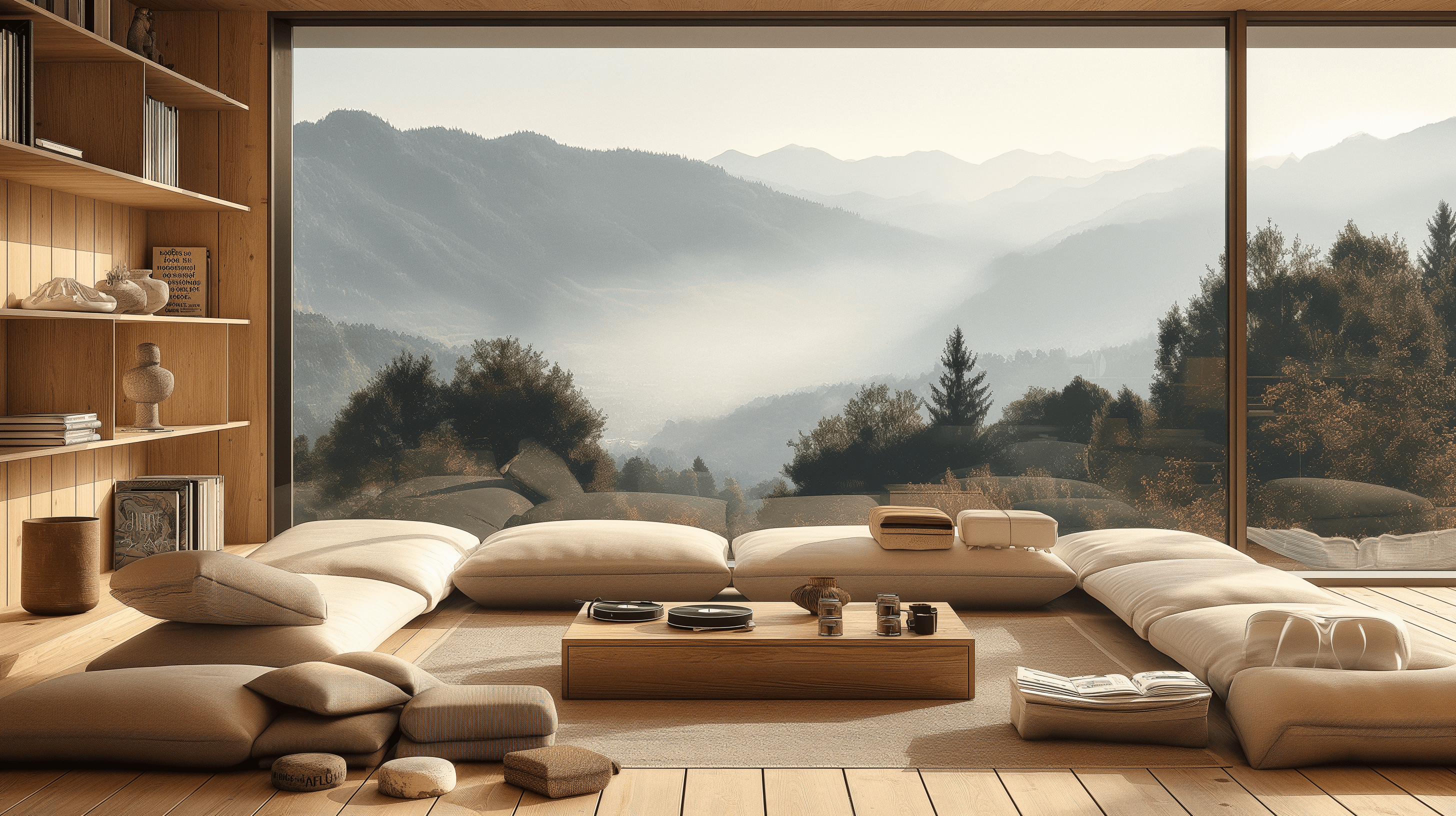 Salon design d'un appartement investisseur